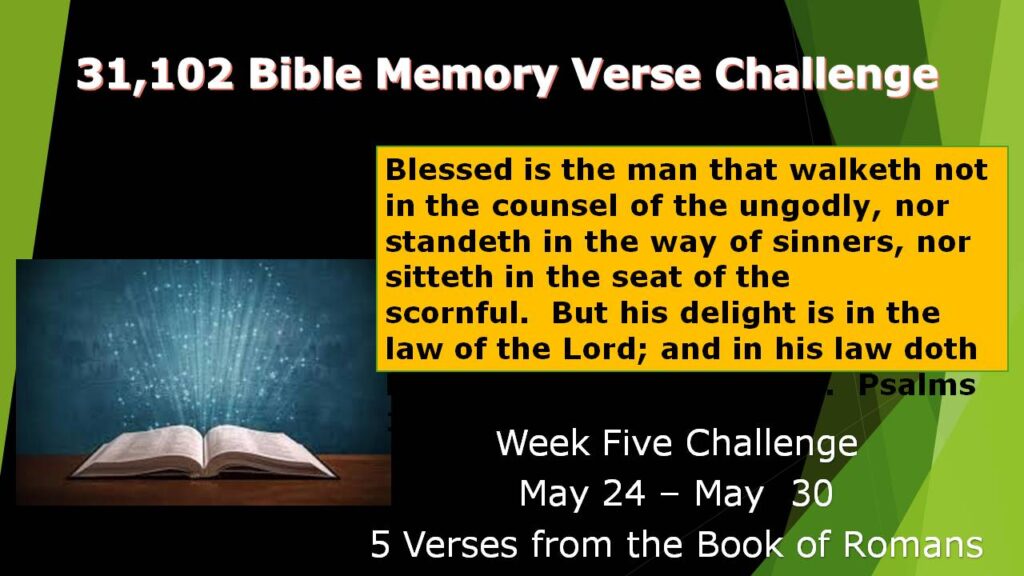 Bible Verse Challenge #5